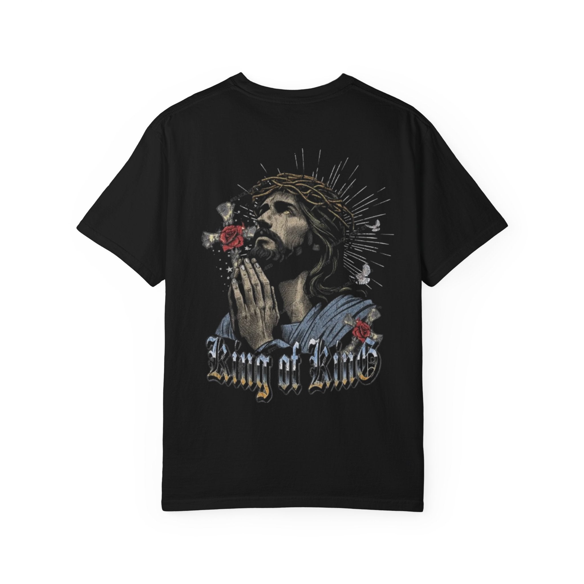 Divine Guardian” Vintage Garment-Dyed Tee