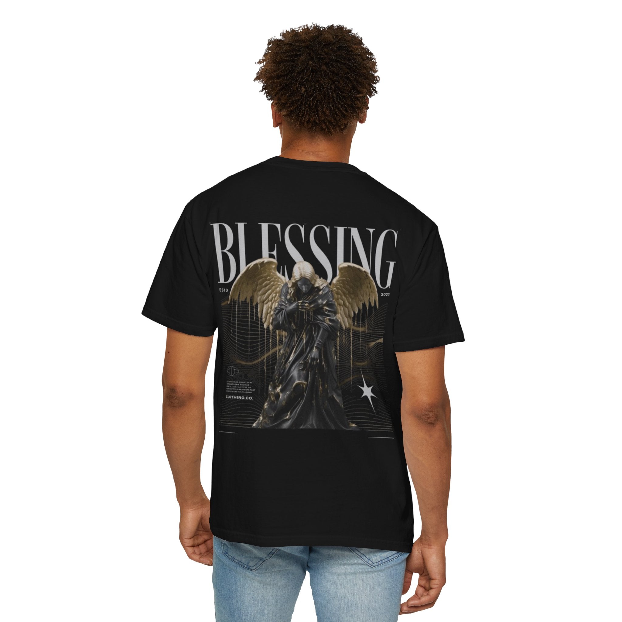 Blessing Archangel Graphic Tee – Vintage Streetwear Style